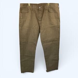 Levi's Men's 501 Original Fit Jeans 100% Cotton Brown 40x32 Button Fly